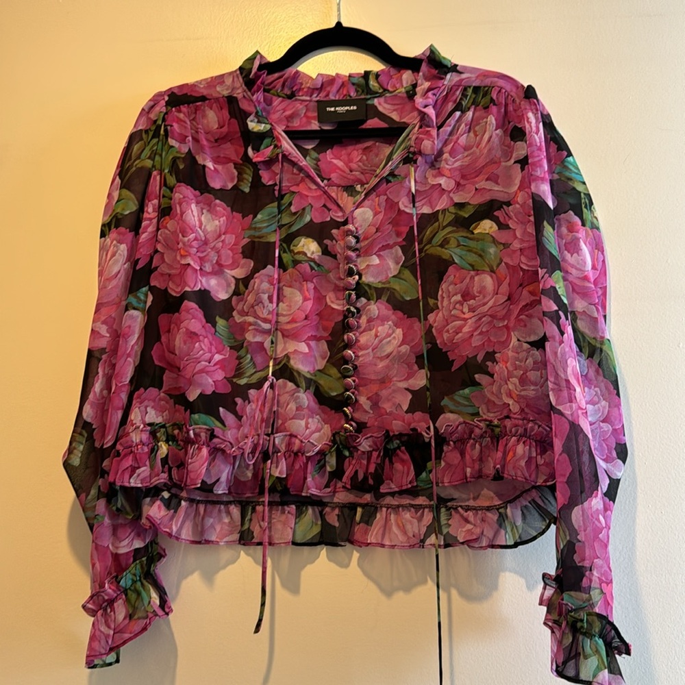 The Kooples Floral Blouse